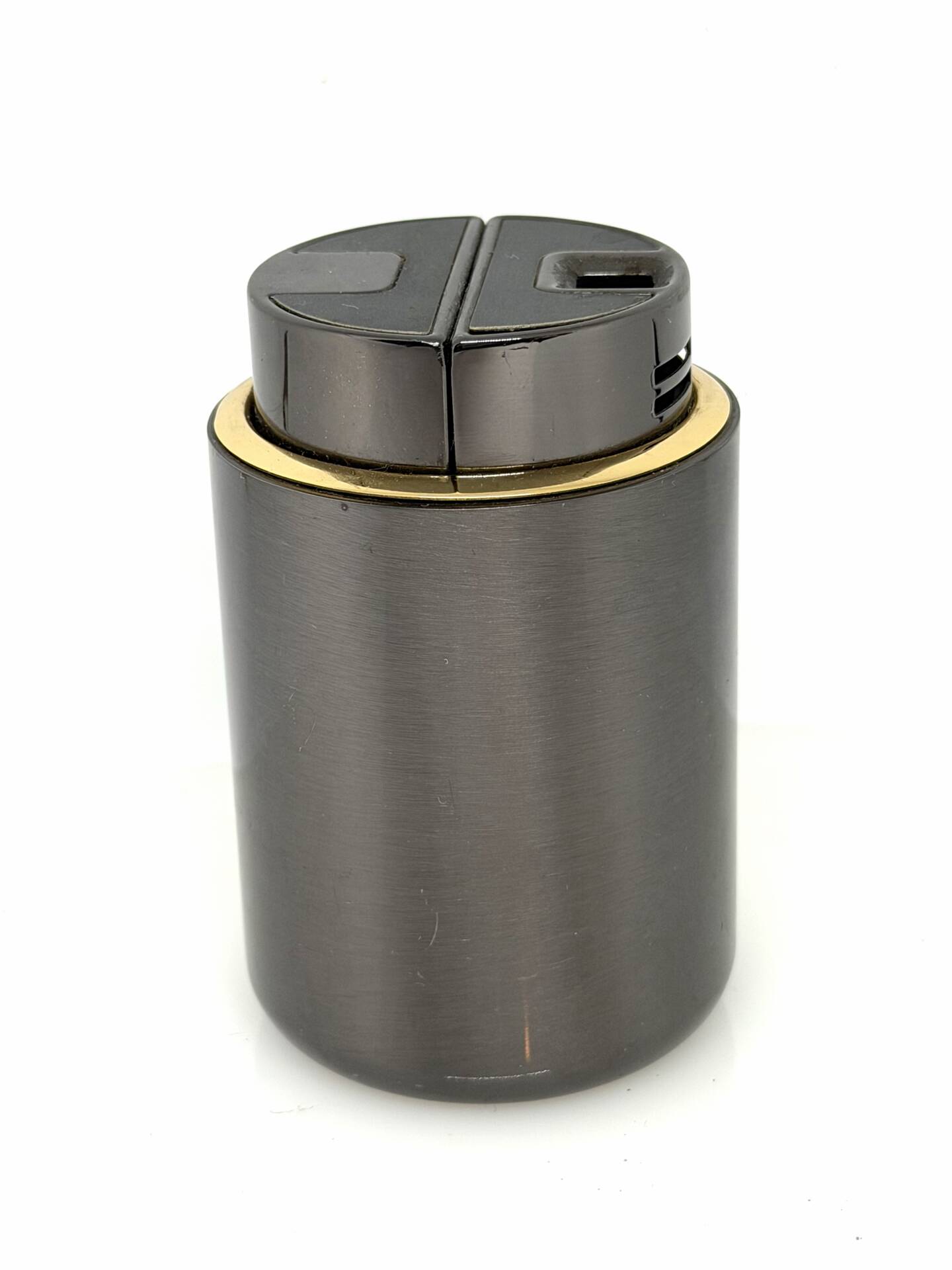 Minimalist Vintage SAROME Japan Table Lighter Modernist in Metal