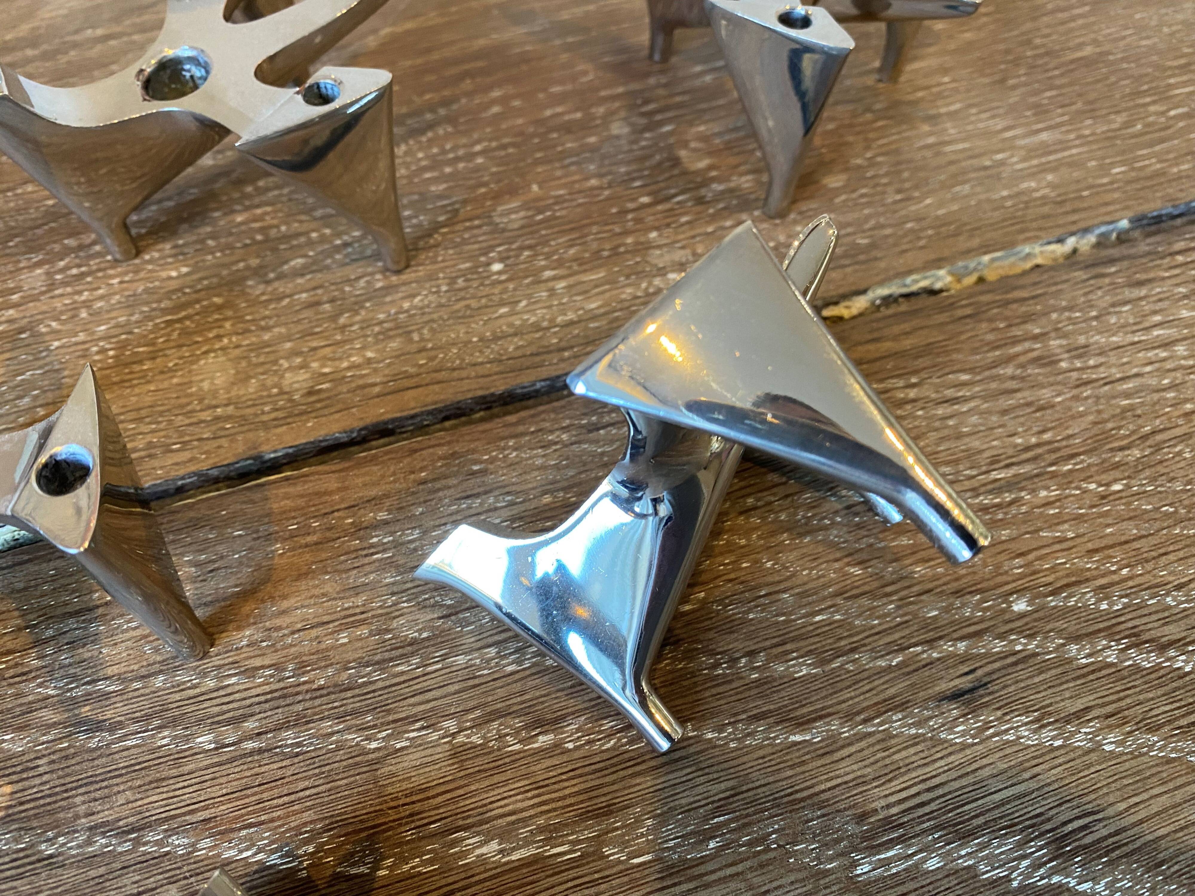 3 modular Vogelflug Hammonia candlesticks, 1970