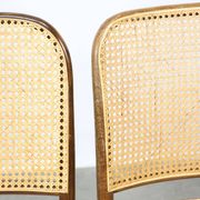 Chaises vintage n°811 en bois courbé, lot de 4