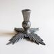 Silver pineapple candle holder