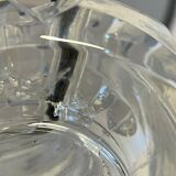 Pair of mid-century crystal lamps by Carl Fagerlund for Orrefors Sweden, 1970s.