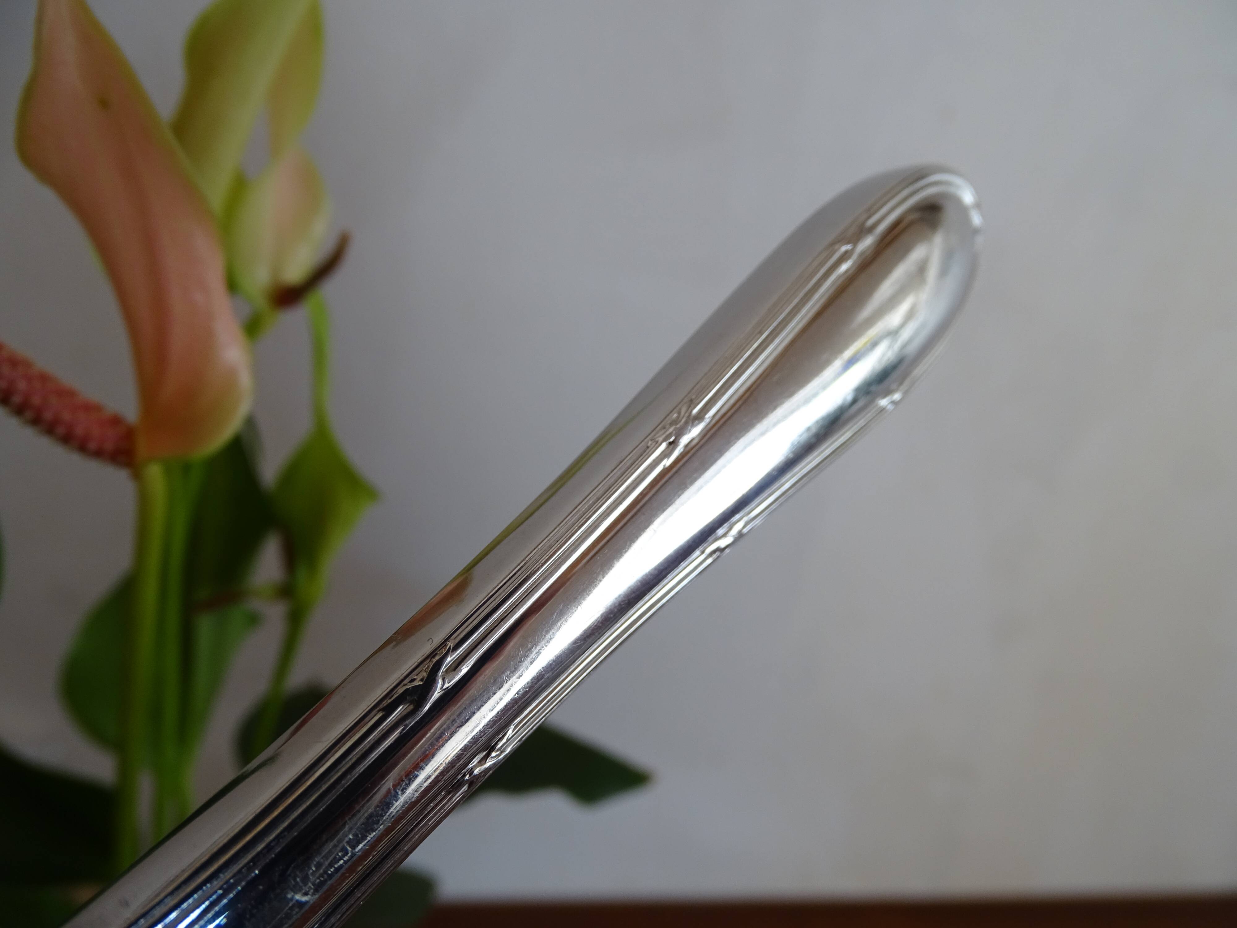 12 couteaux inox comargent monocoque style Louis XV