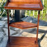 Small Mahogany Empty Pocket Coffee Table, 19th Century