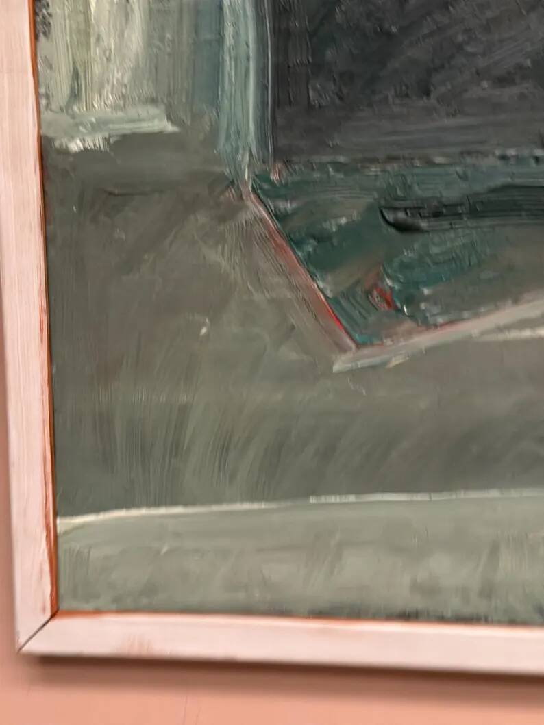 Original Swedish Oil on Hardboard – “Still Life” by Robert Svensson (1963–2016) – Signed – Vintage & Framed – 32.5 × 28.5 cm