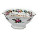 Vintage Octagonal Porcelain Salad Bowl from Mehun