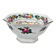 Vintage Octagonal Porcelain Salad Bowl from Mehun