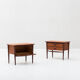 Tables de chevet de Louis Van Teeffelen pour Wébé, Hollande, années 1960