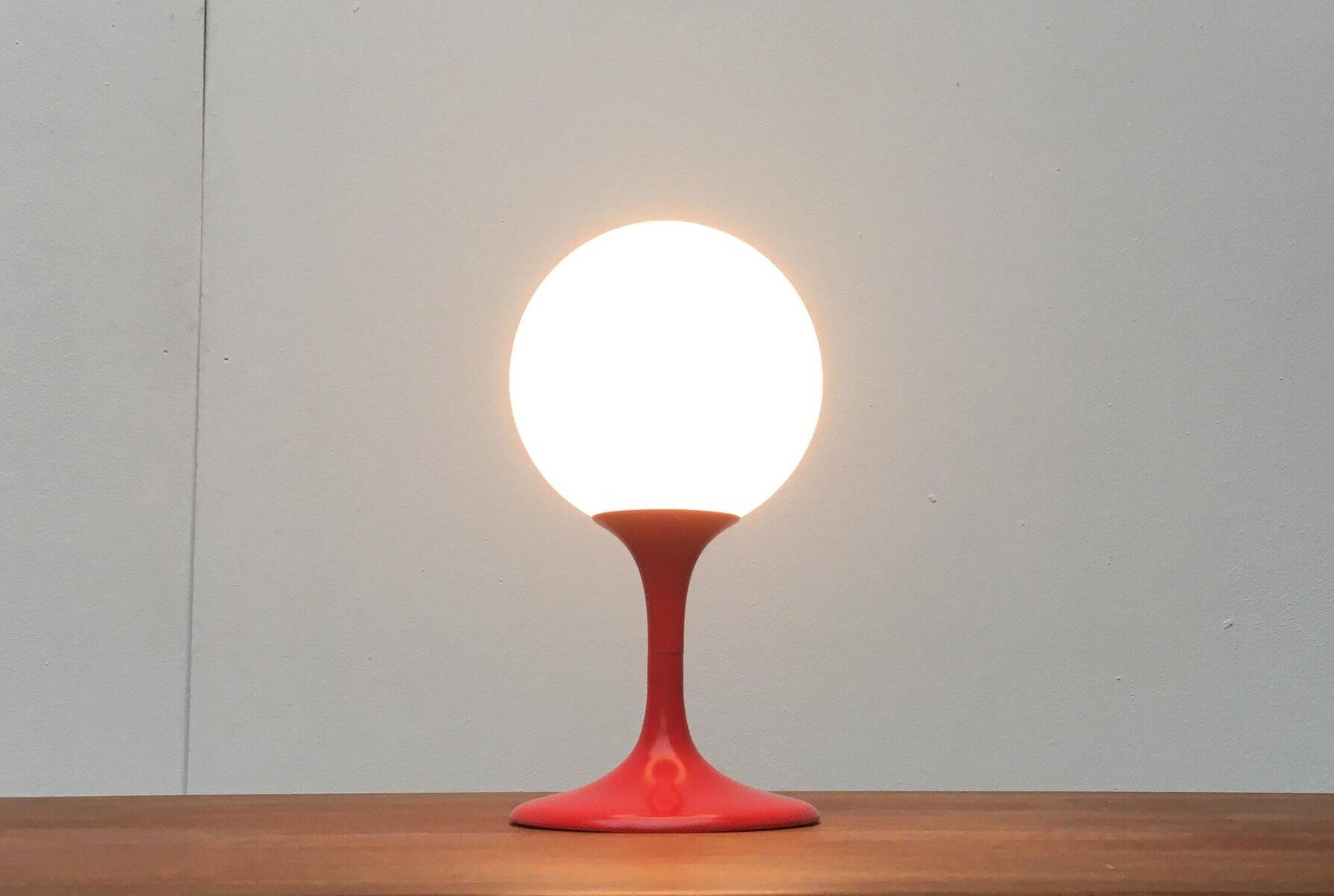 Swiss Space Age table lamp by E.R. Nele for Temde