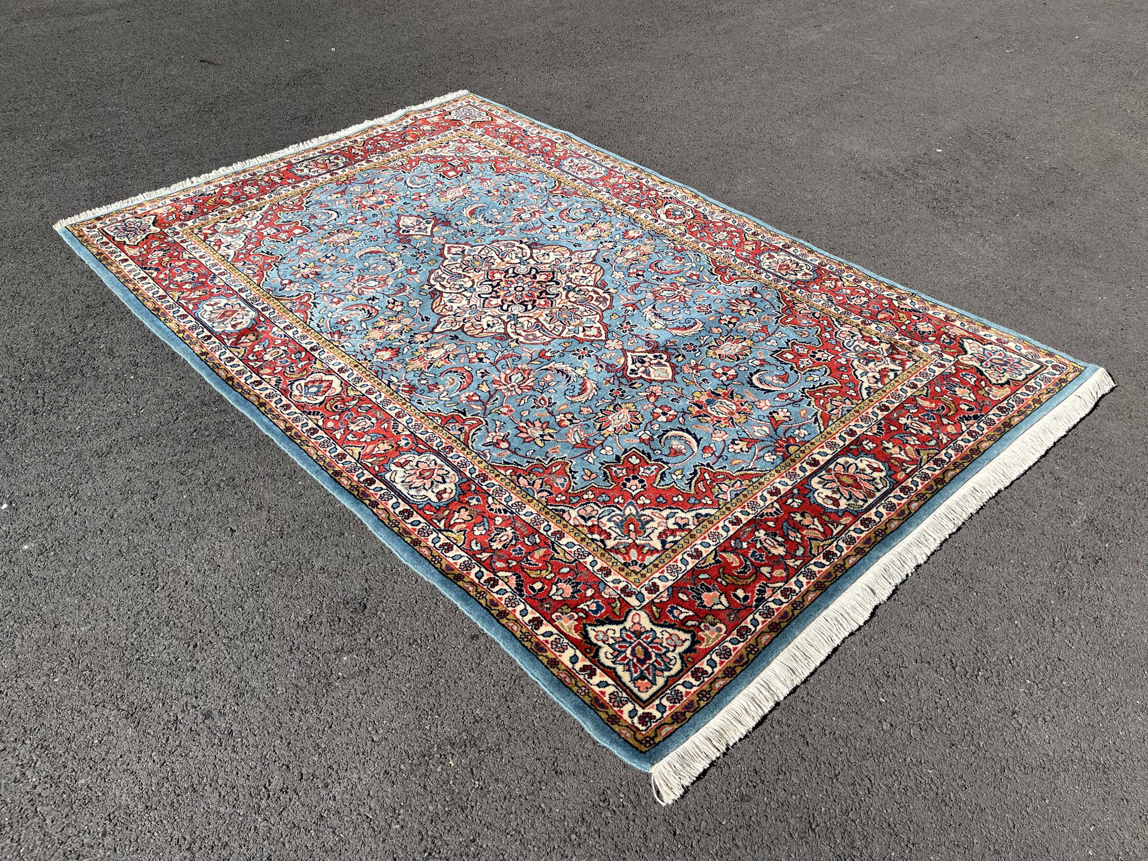 Persian Sarough Rug Circa 1960