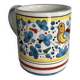 Mug oiseau fleurs bleu