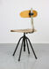 Chaise pivotante vintage industial des années 1950
