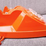 Phone orange vintage s63 socotel with dial