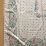 Nappe vintage fleurie rectangulaire