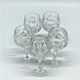 Cut crystal port glasses