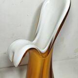 Jarrón de cristal de Murano. Italia, 1960s.