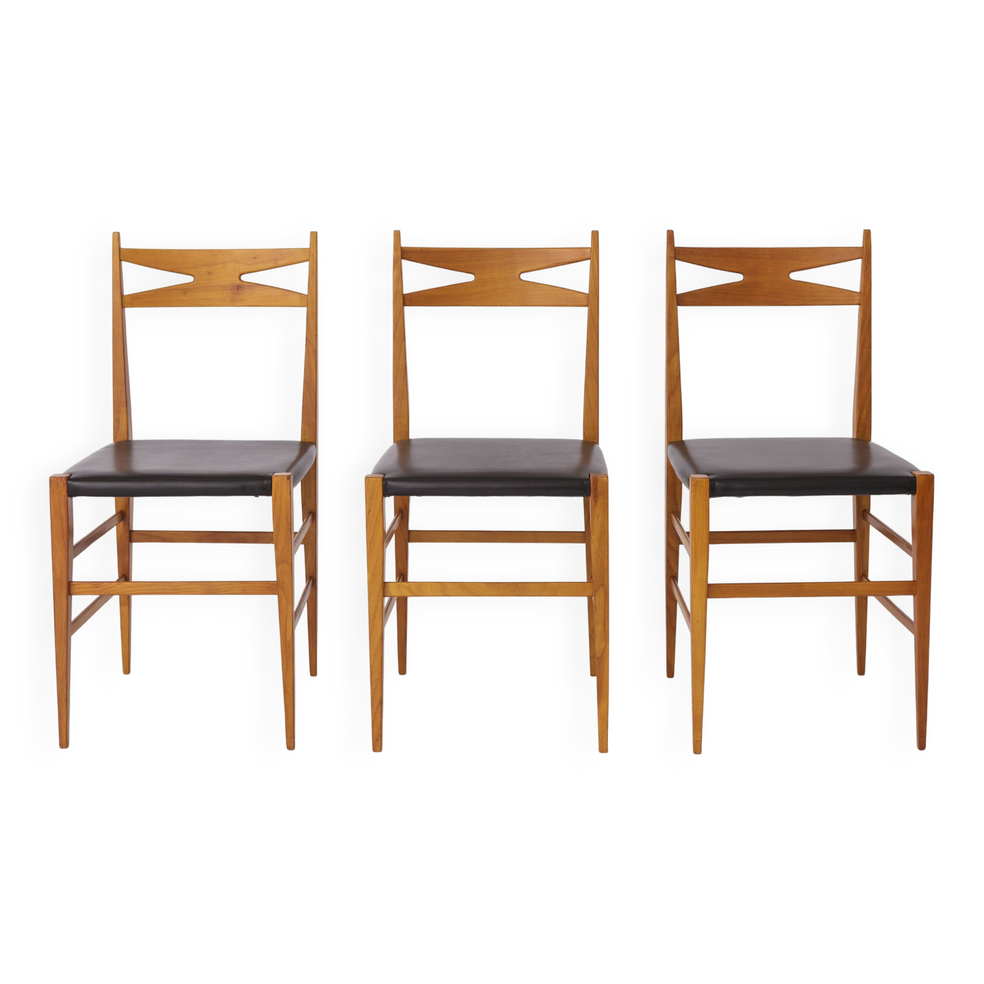 3 Vintage Dining Chairs 1970s - German Design