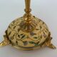 Pair of candlesticks Napoleon III in bronze cloisonné XIXth Barbedienne