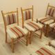Henning Kjærnulf dining chairs, oak, Danish design, 1960s