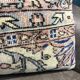 Housse de coussin neutre à motif floral 40x60cm