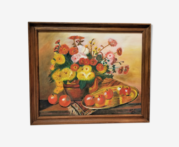 Peinture bouquet de fleurs