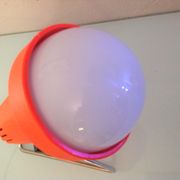 Orange infrared lamp by Condel / vintage 70s