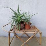 Vintage rattan coffee table