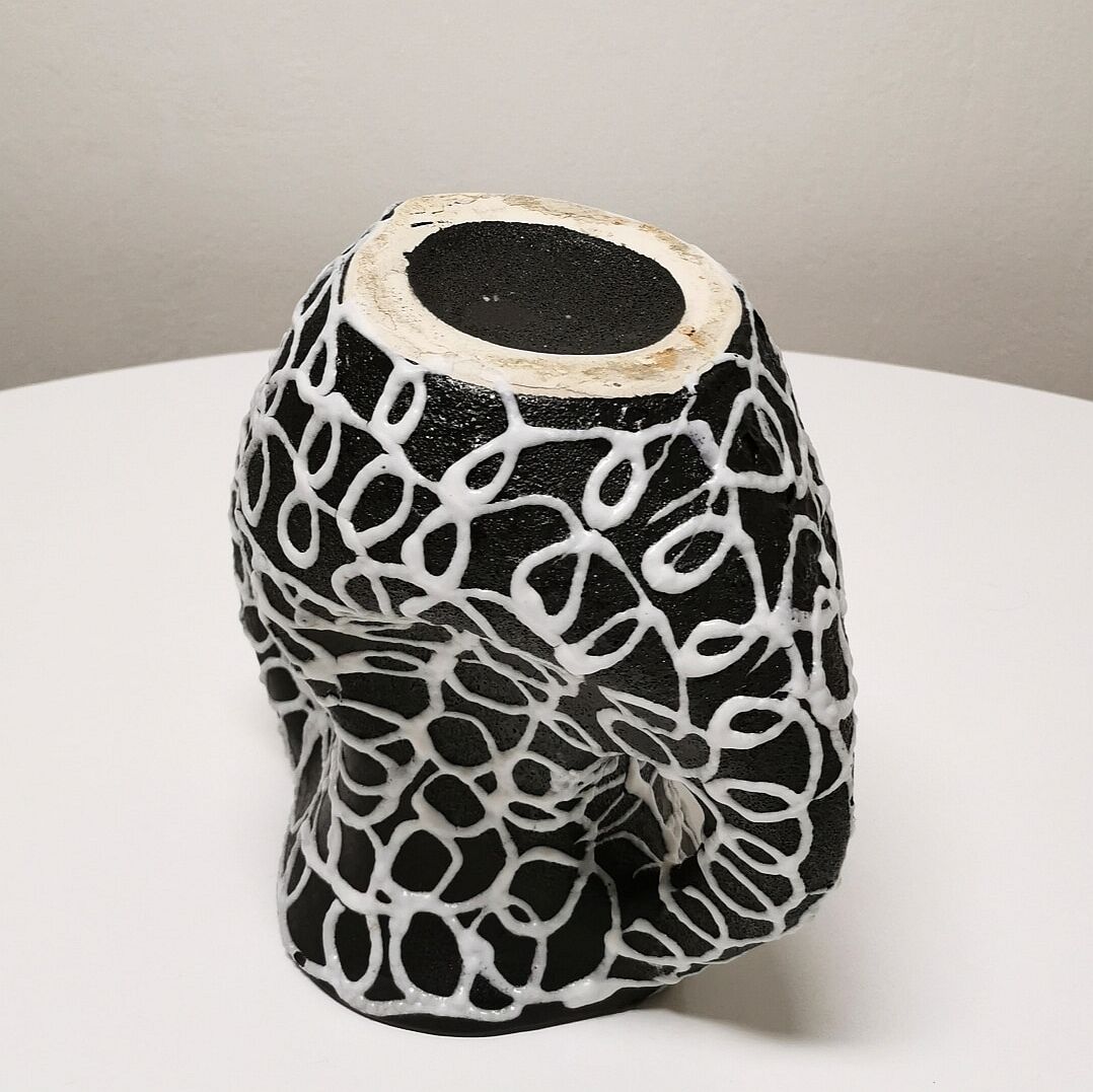 Vallauris 'spaghetti' ceramic vase