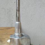 Workshop lamp Jumo 215 metal chrome foot vice 60s