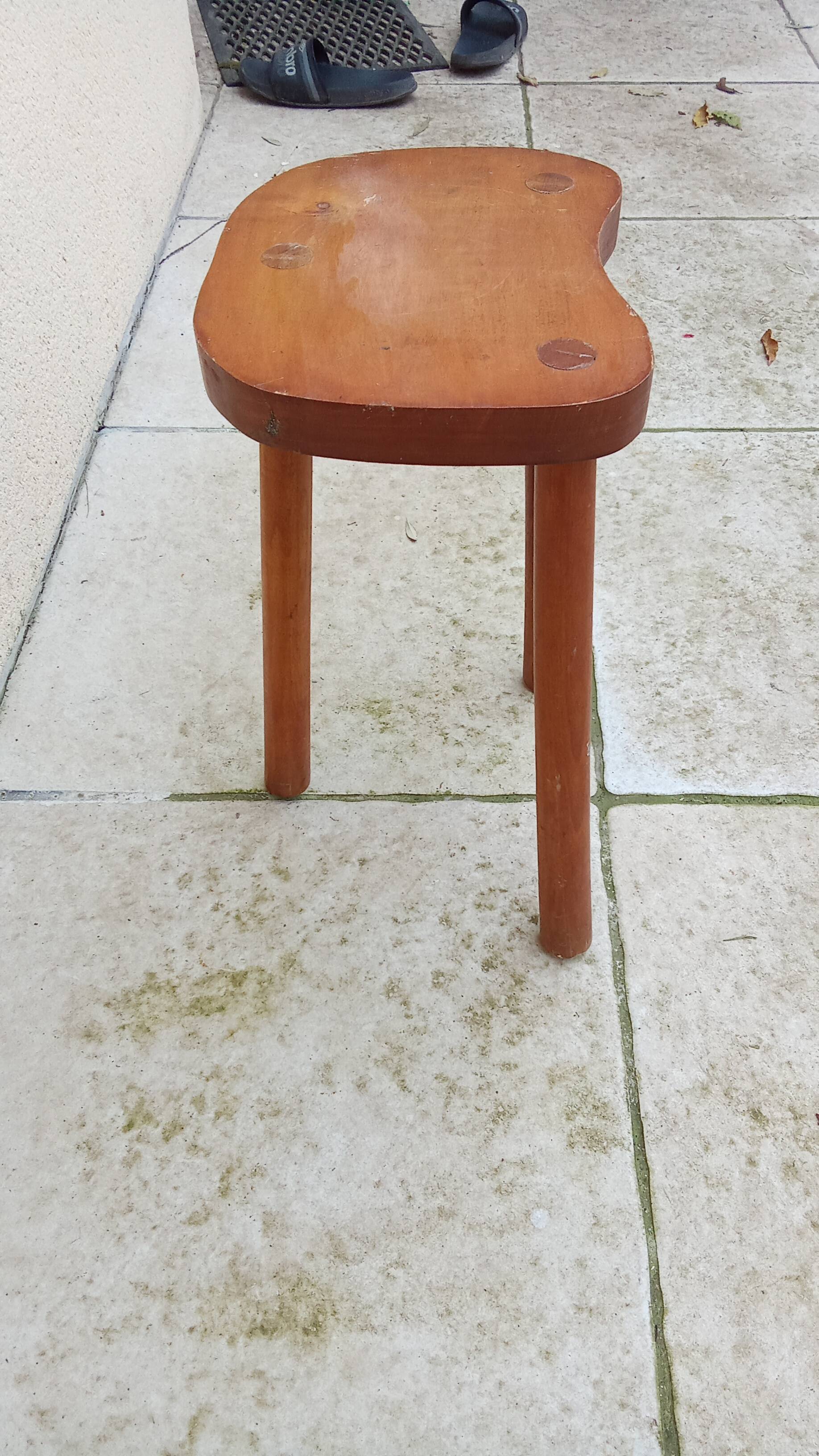 vintage milking farmer's stool