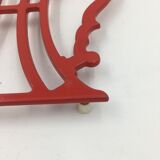 cast iron underside in the shape of a coffee maker