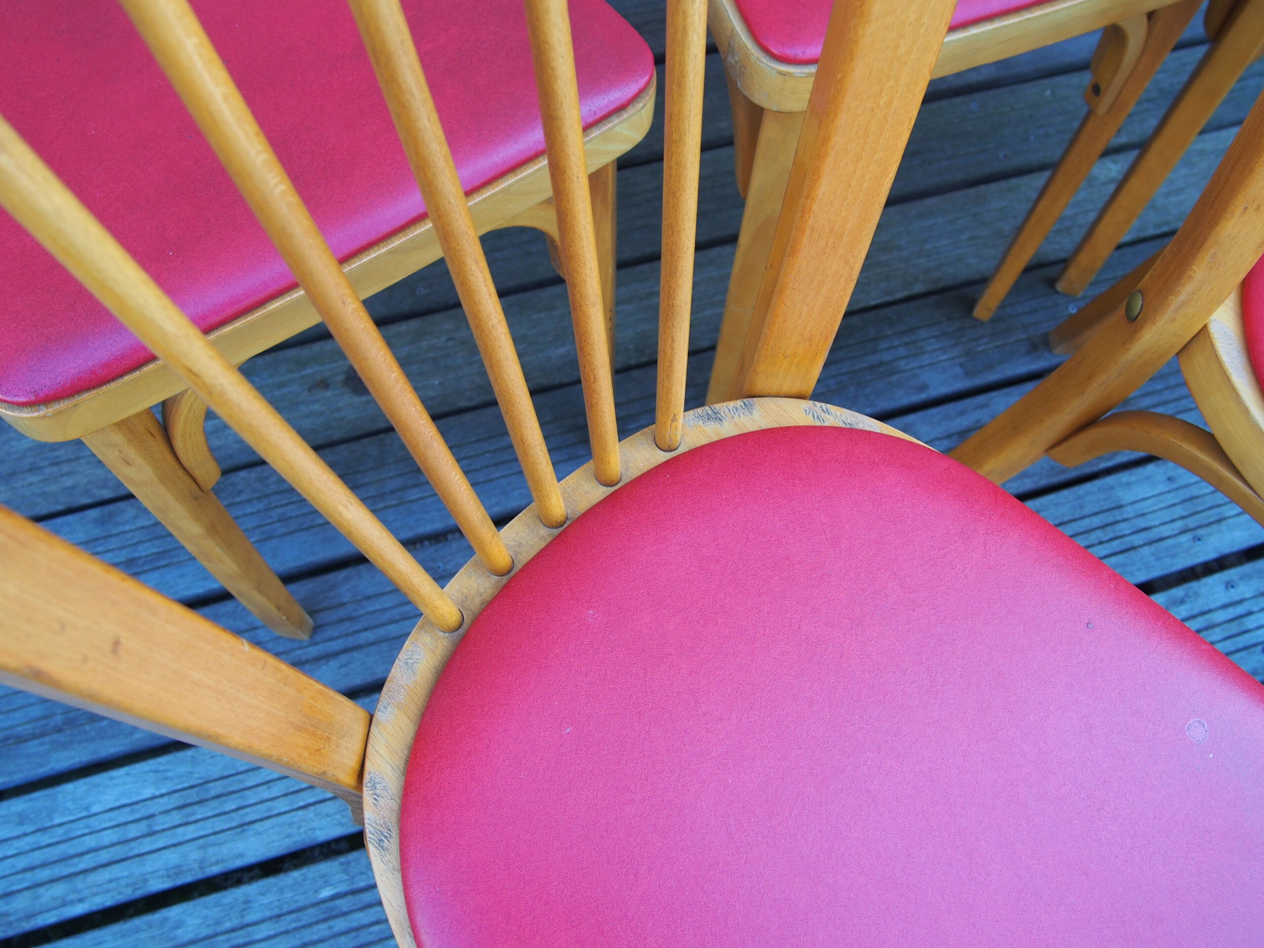 6 bistro Baumann chairs