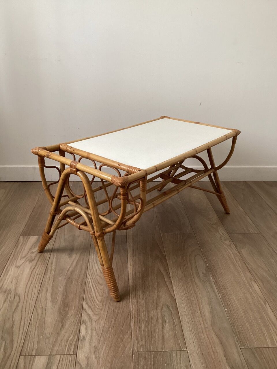 Rattan coffee table
