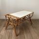 Rattan coffee table