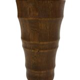 Vintage umbrella holder wooden basket storage 1960 minimalist design