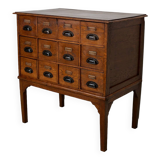 Dutch Oak Apothecary / Filing Cabinet, 1930s