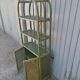 Shelf cabinet furniture in wicker rattan Lucia M vintage