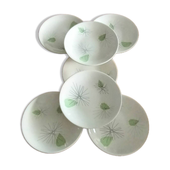 Deep plates Petals of Gien