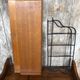 Old tomado modular wall shelf black metal + vintage wood