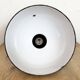 Black Enamel Industrial Pendant Lamp from AEG, 1930s
