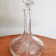 Decanter decanter wine, crystal, vintage French, 60s