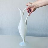 White opaline ewer