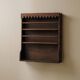 Solid wood wall shelf, Folk art, around 1900