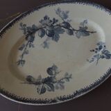Oval dish U&Cie Sarreguemines model "currants"