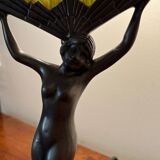 Art Nouveau “fan” lamp