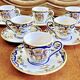 6 old dessert plates Desvres Fourmaintraux Rouen model Dinan 2