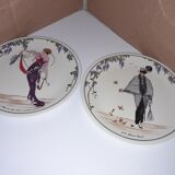 6 dessert plates Villeroy and Boch design 1900