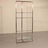 Peter Ghyczy 1970 corner cabinet – iconic stainless steel & aluminum model R16