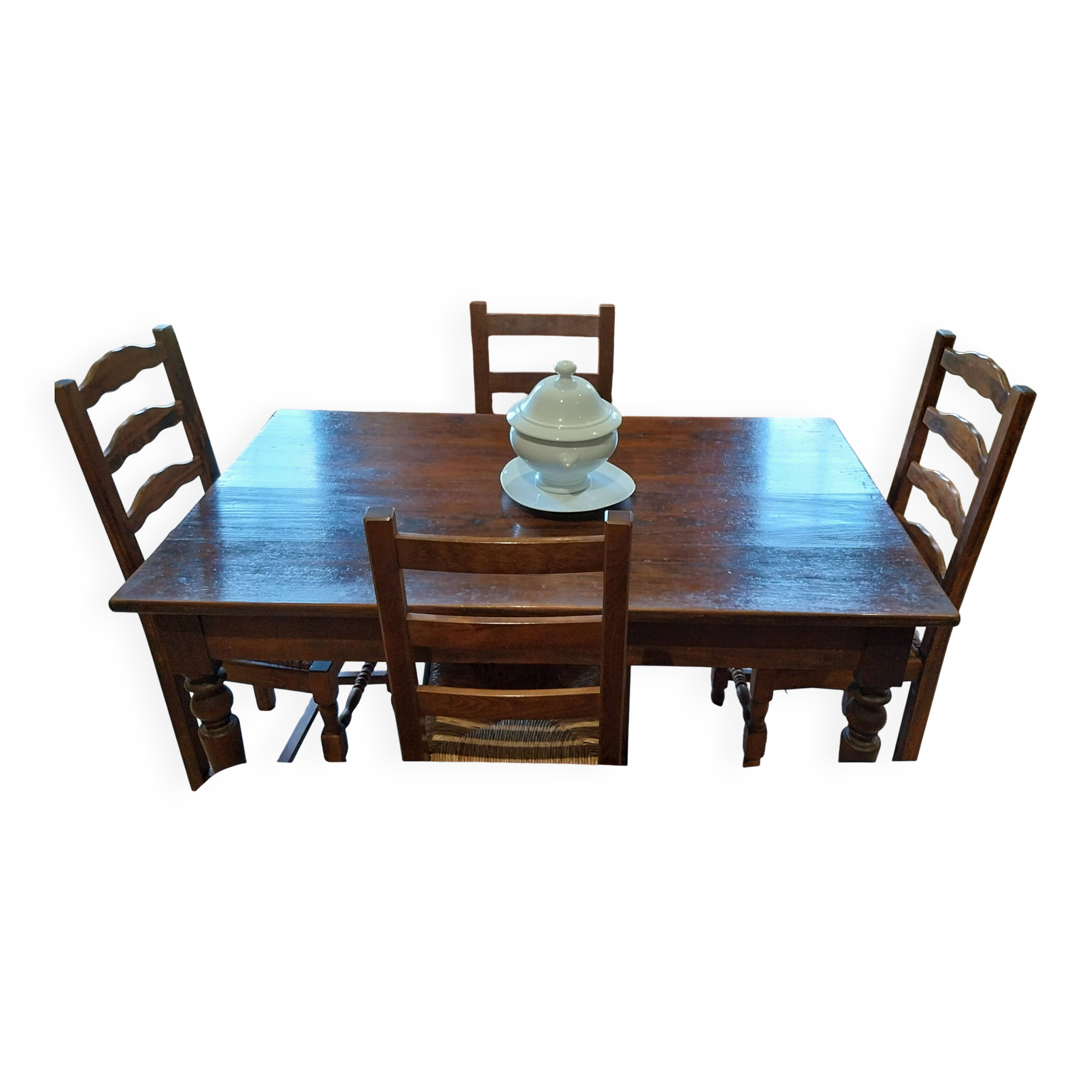 Dining table with chairs
