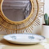 Flat ceramic patterns of thrush St Amand Dinoise