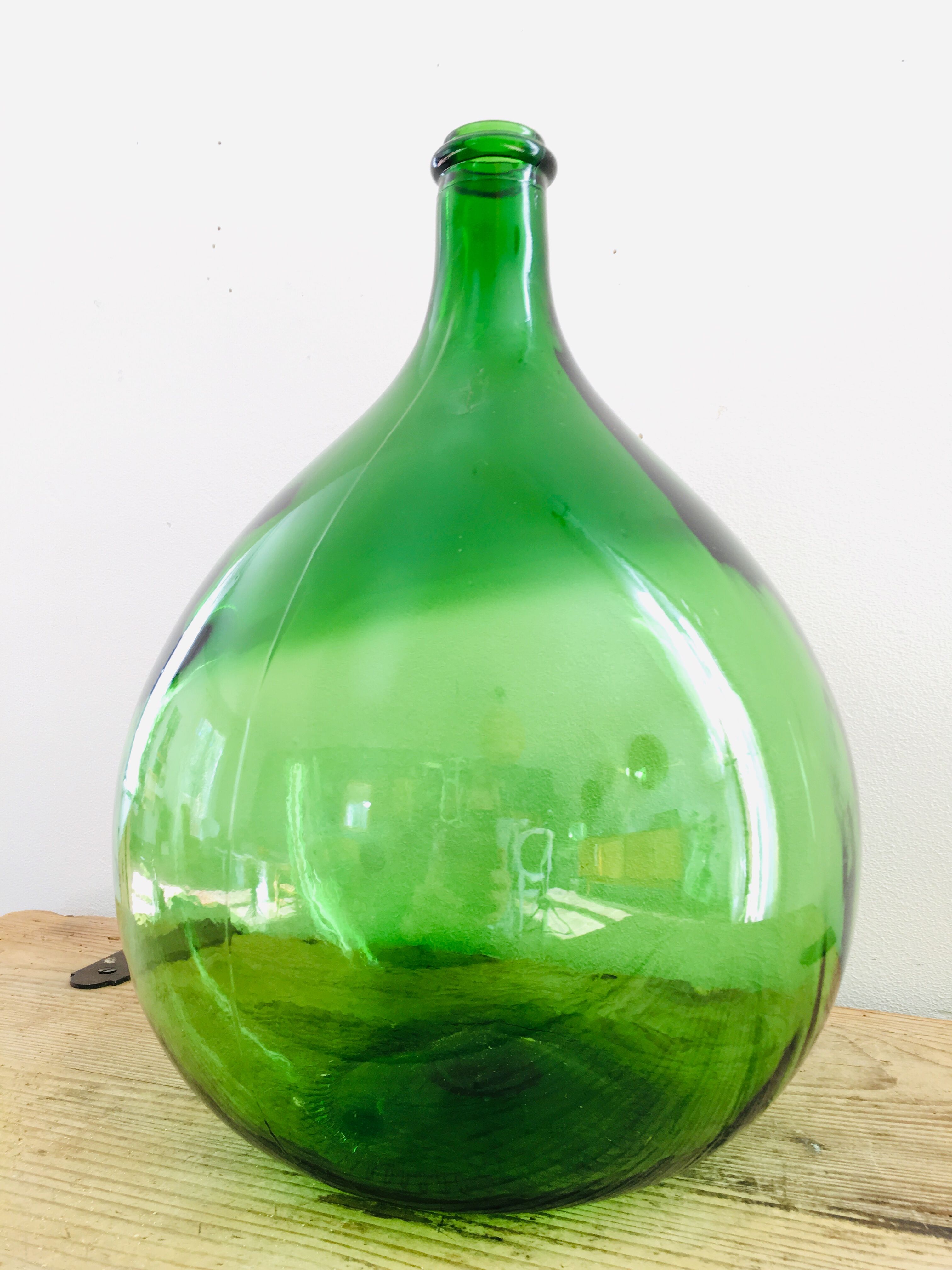 Demijohn green 10 liters